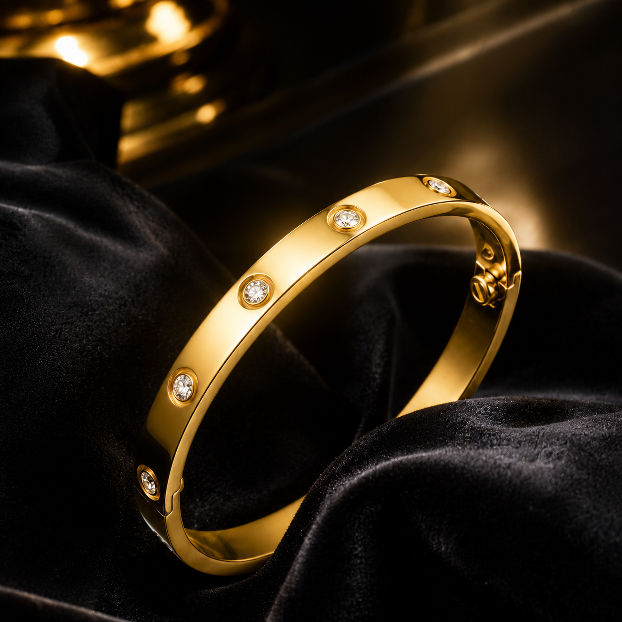 Celeste Crystal Bangle
