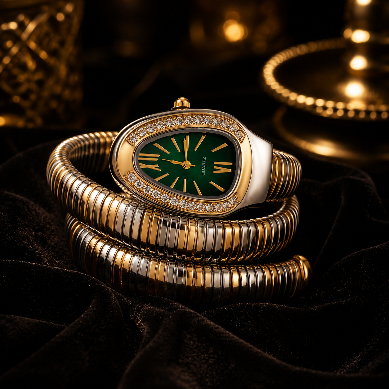 Serpentina Luxe Wrap Watch