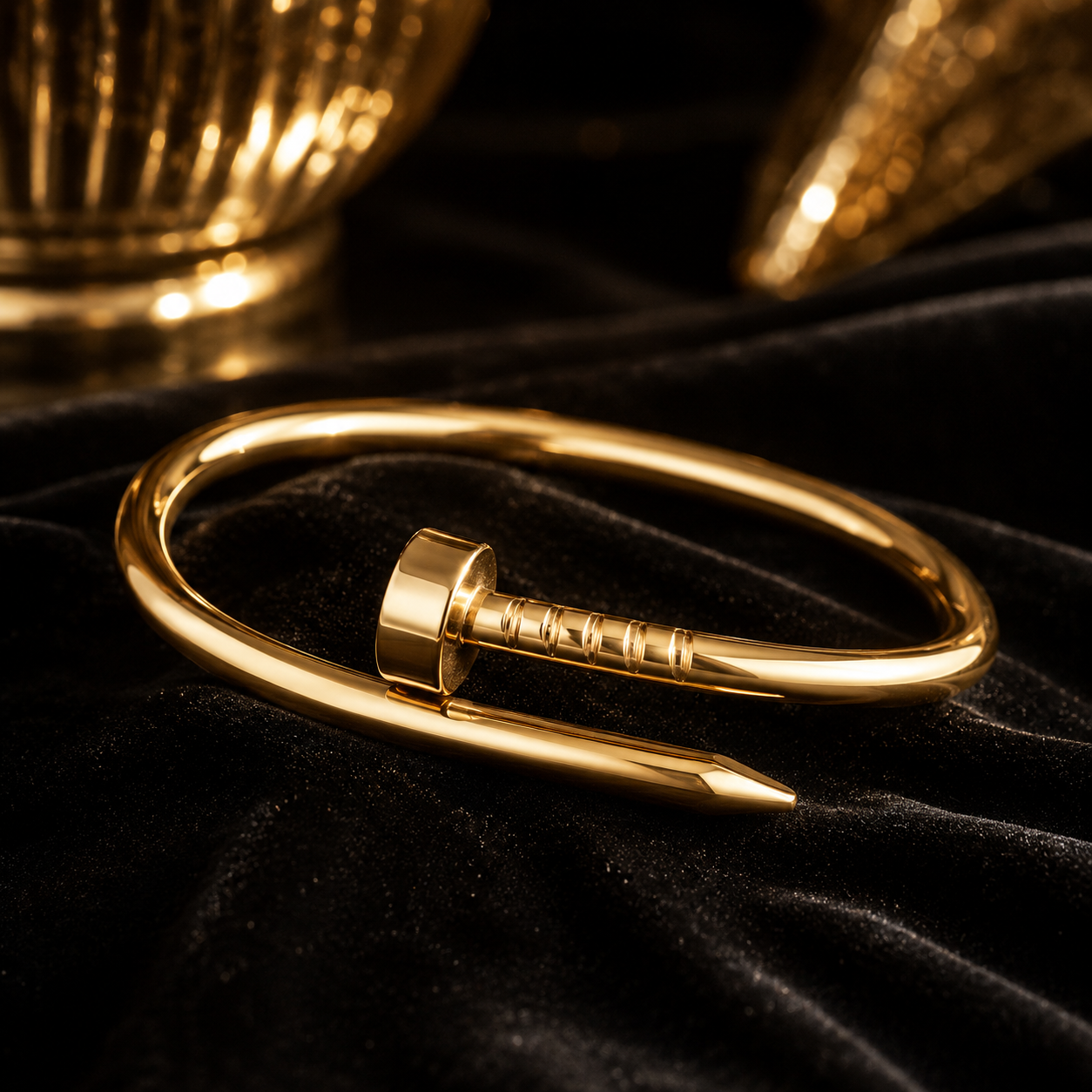 Nail Cuff Bangle