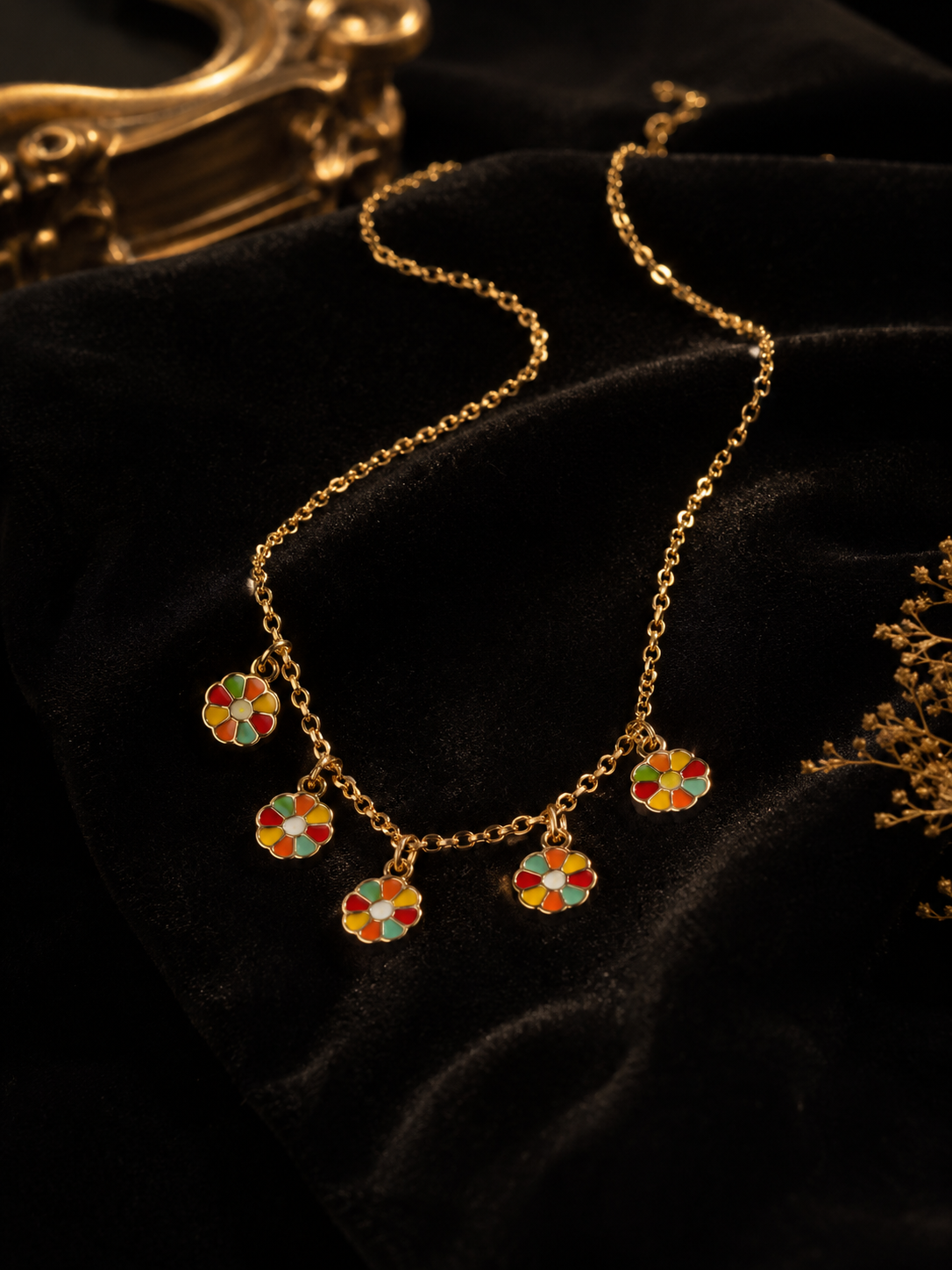 Boho Bloom Charm Necklace