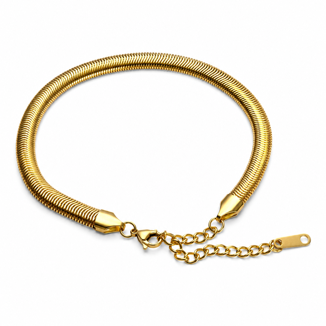 Goldea Serpentina Herringbone Bracelet