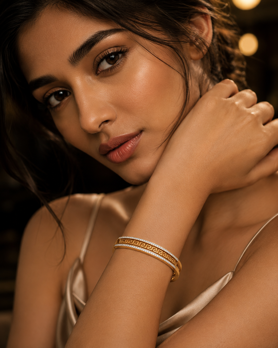 Grecian Crystal Luxe Bangle