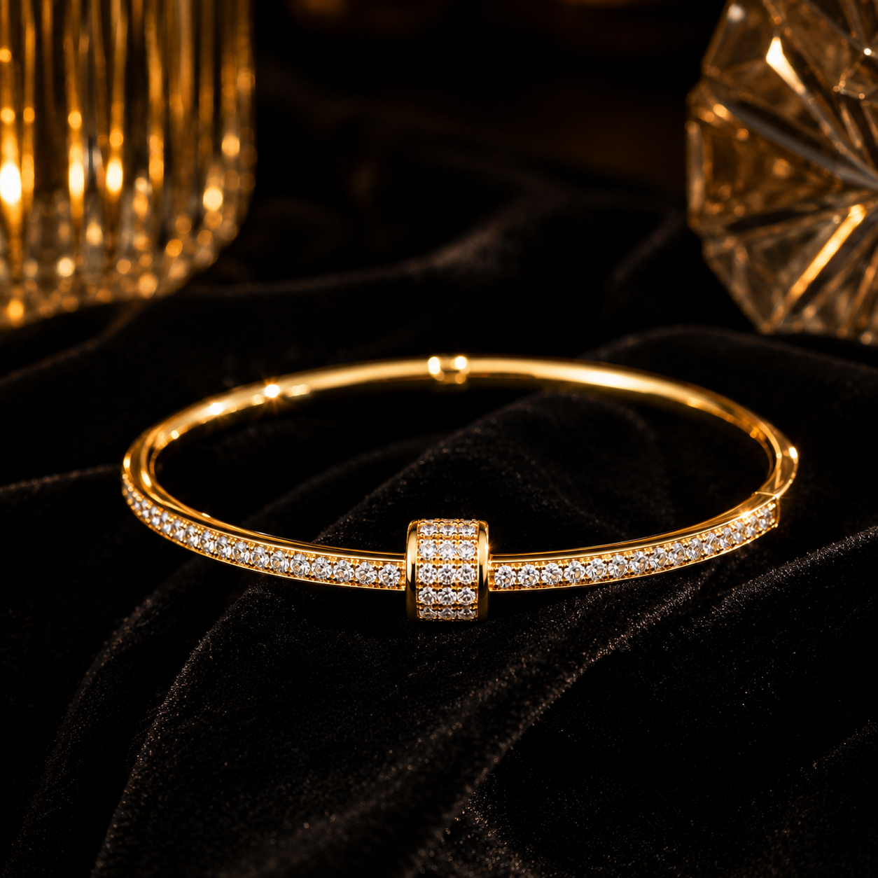 Lumière Crystal Bangle