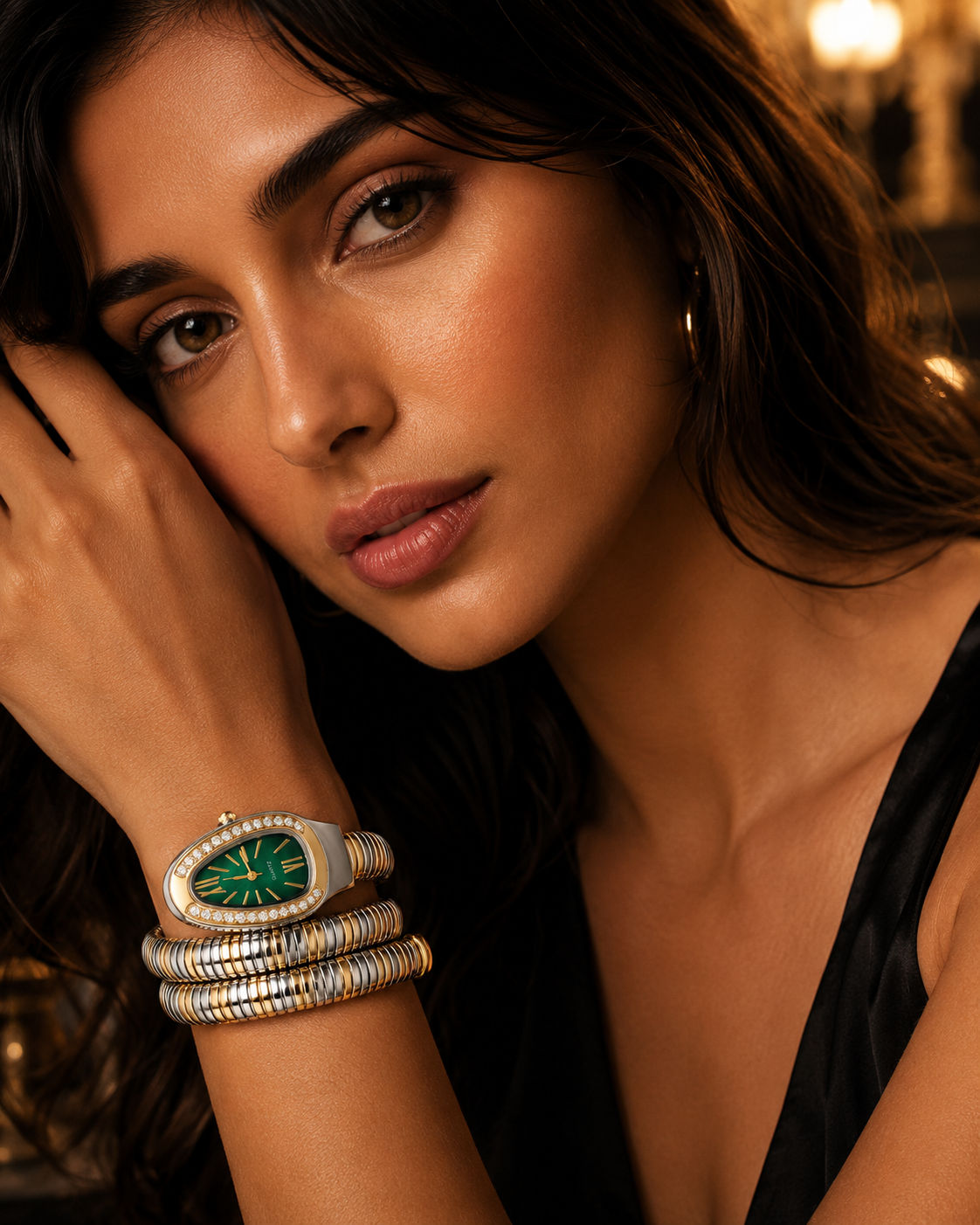 Serpentina Luxe Wrap Watch