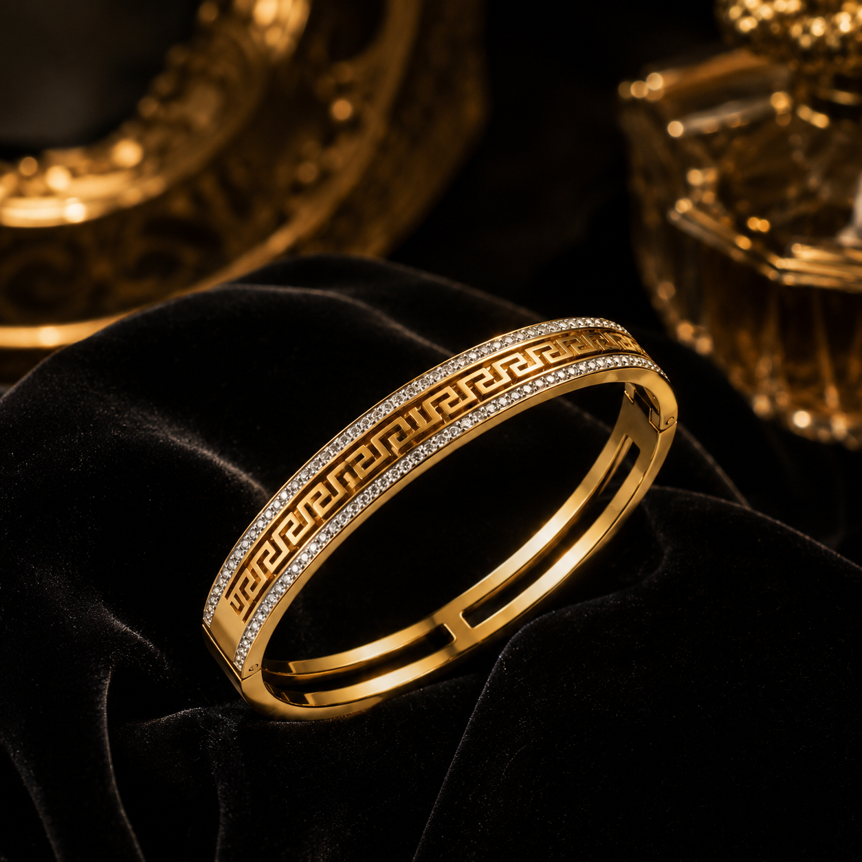 Grecian Crystal Luxe Bangle