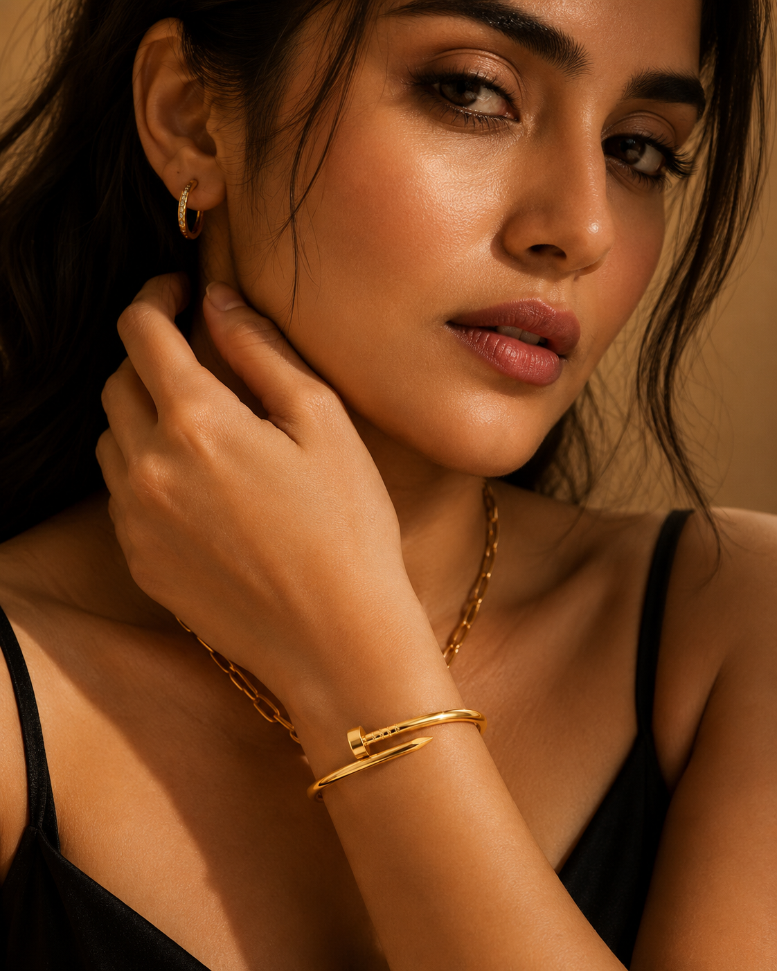 Nail Cuff Bangle