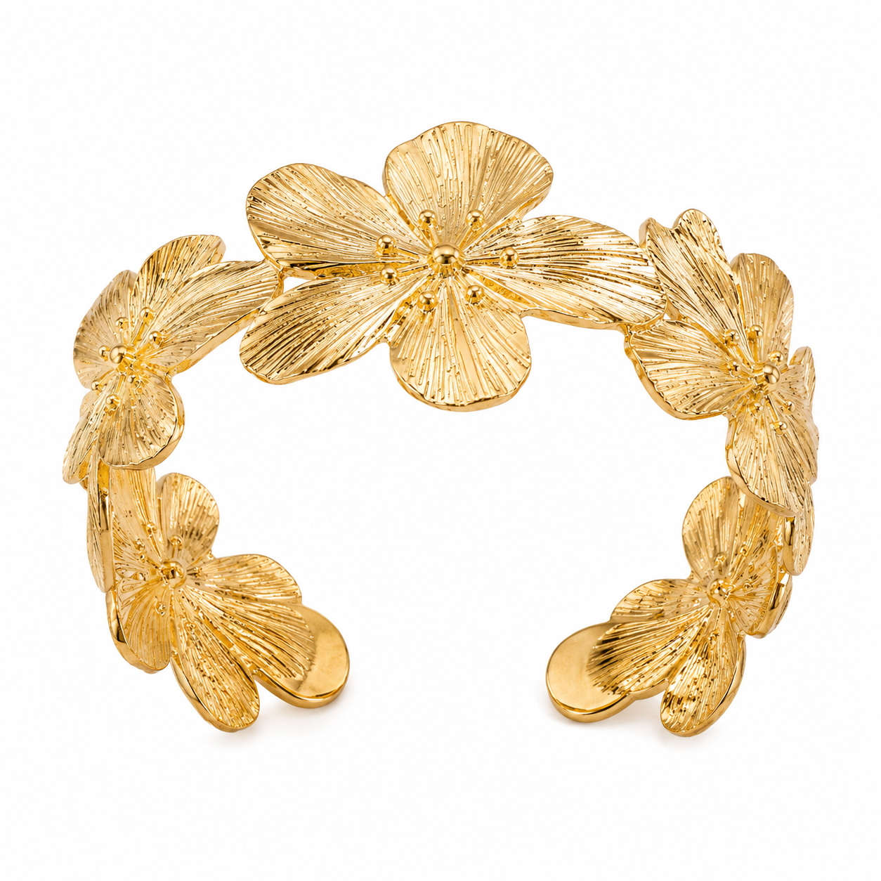 Botanical Bloom Cuff Bracelet