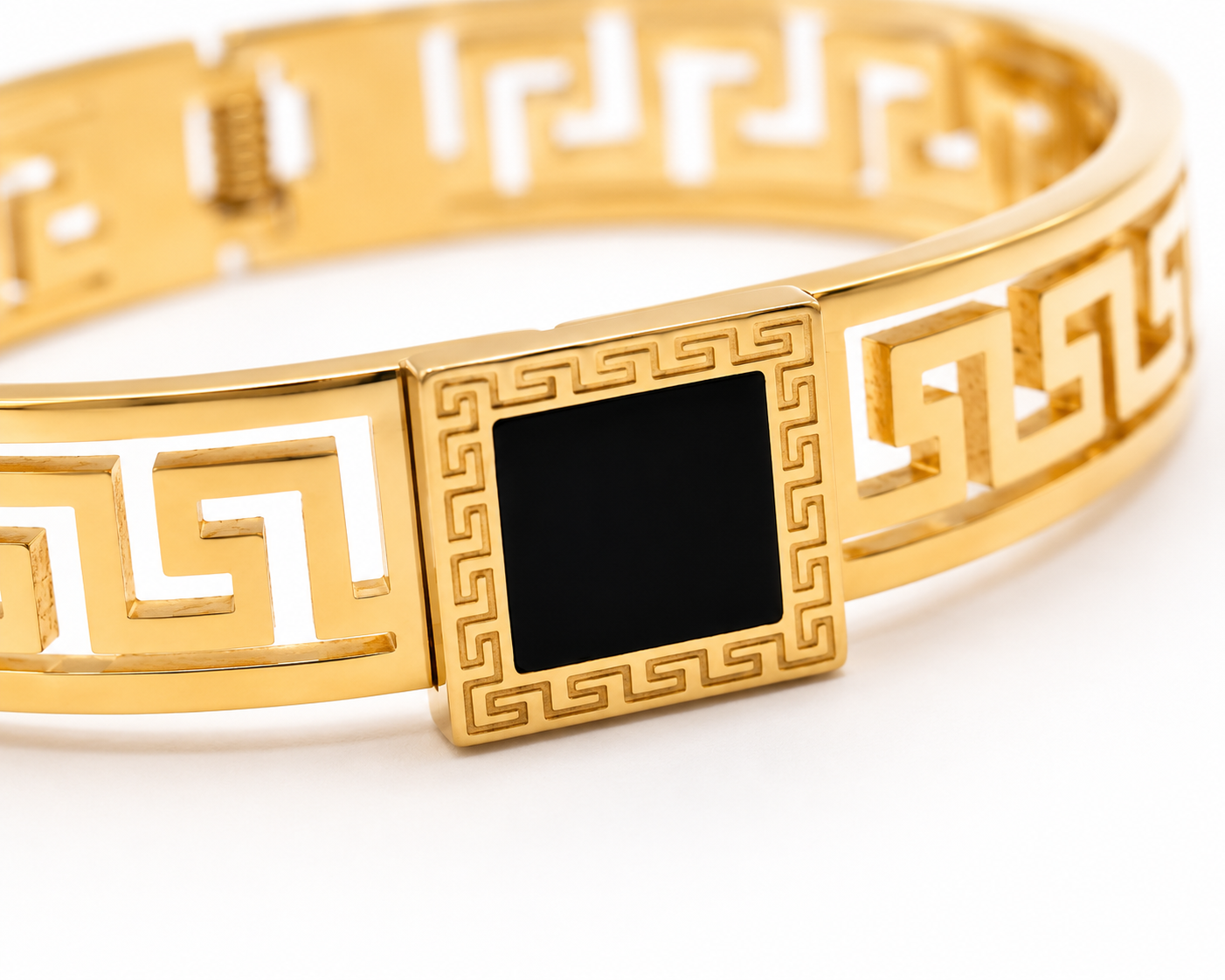 Grecian Noir Luxe Bangle