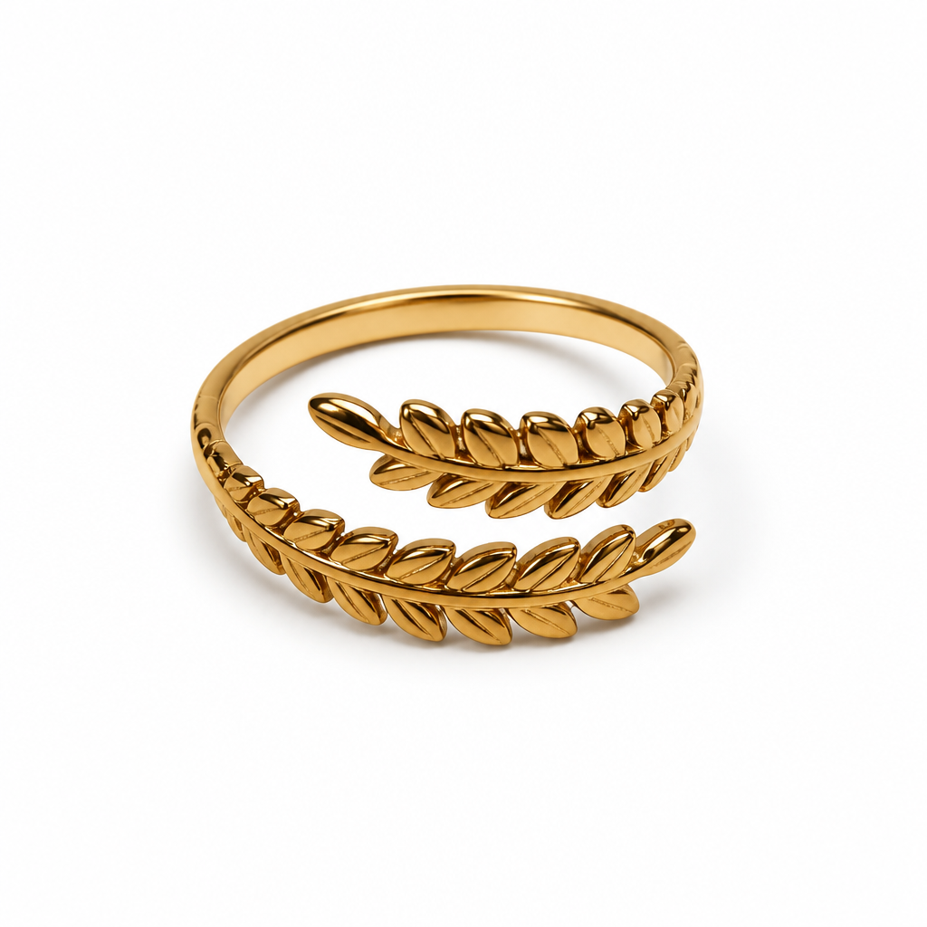 Goldea Laurel Wrap Ring