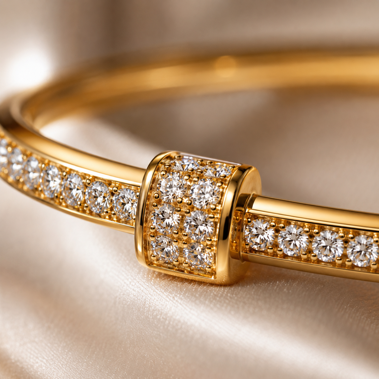 Lumière Crystal Bangle