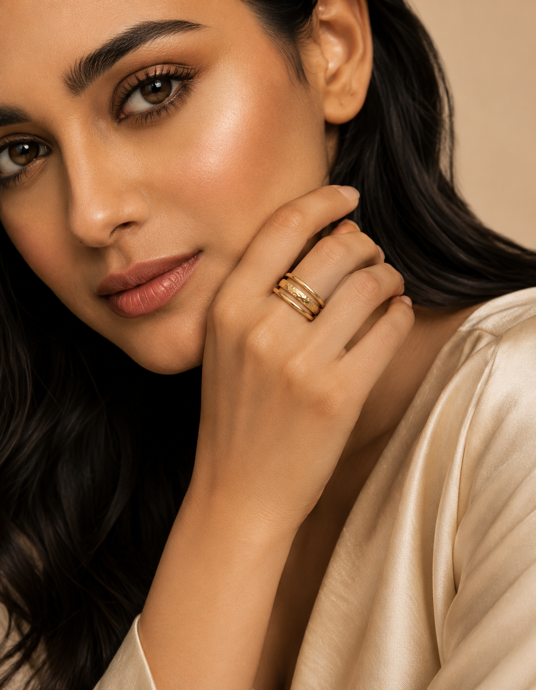 Harmony Triple Band Ring