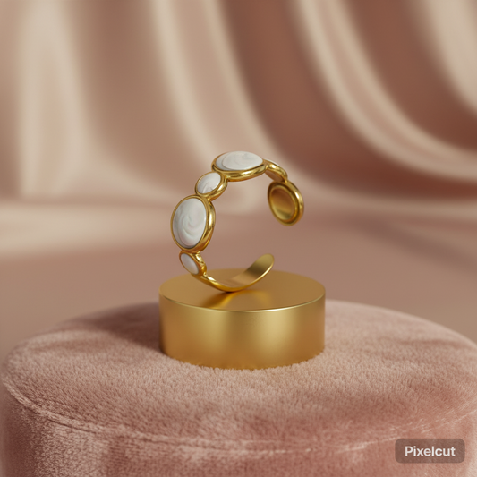 Linéa Pearl Open Ring