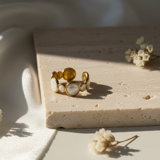 Linéa Pearl Open Ring